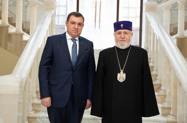Ամենայն Հայոց Կաթողիկոսն ընդունել է ԲԴԽ նախագահին