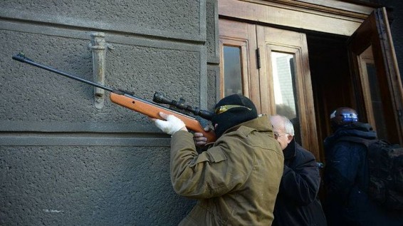 В США показали фильм о грузинских снайперах на Майдане