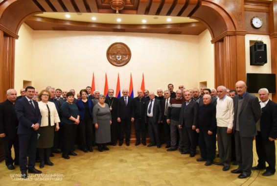 Бако Саакян принял группу активистов Арцахского движения