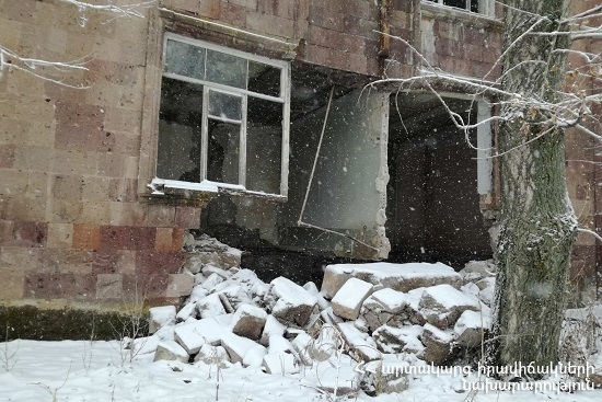 Փլուզում Աշոցք գյուղում. տուժածներ չկան