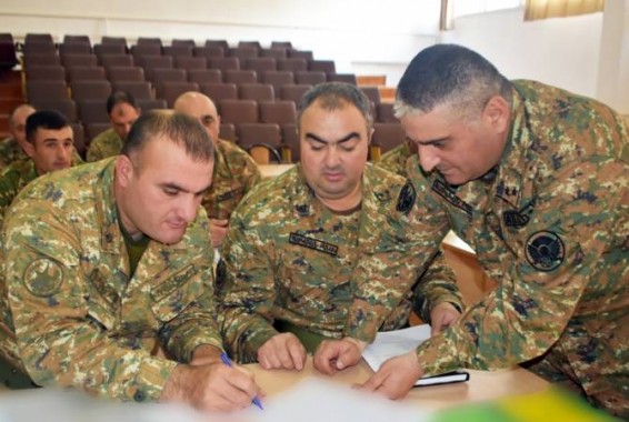 Չորրորդ զորամիավորումում անցկացվել է զորավարժության ղեկավար կազմի հրահանգավորում