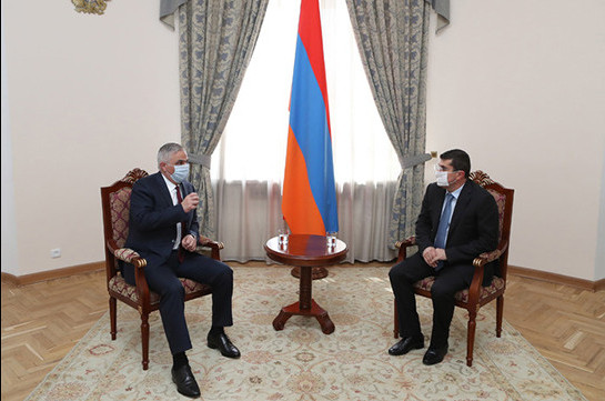 Փոխվարչապետ Մհեր Գրիգորյանը հանդիպում է ունեցել Արցախի Հանրապետության նախագահի հետ