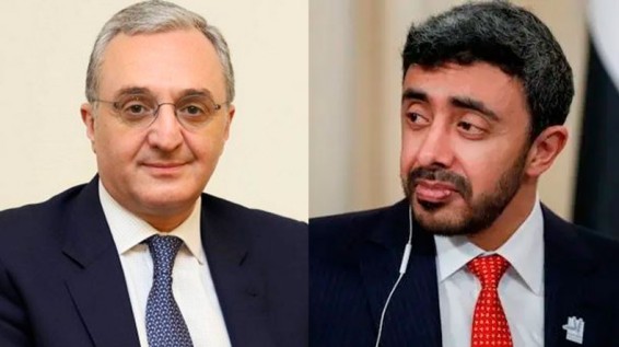 ԱԳ նախարար Մնացականյան հեռախոսազրույց է ունեցել ԱՄԷ ԱԳ նախարար շեյխ Աբդալլահ բին Զայեդ Ալ-Նահյանի հետ