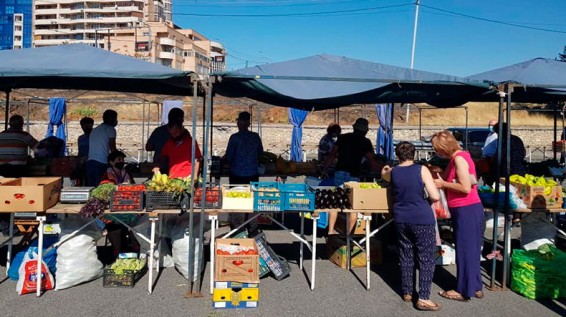 Գյուղմթերքների տոնավաճառը արդեն գործում է «Դալմա» առևտրի կենտրոնից ոչ հեռու