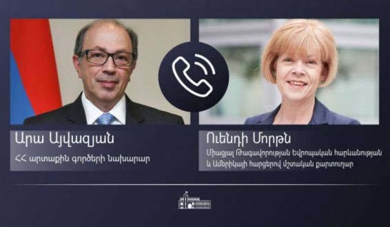 Արա Այվազյանը հեռախոսազրույց է ունեցել ՄԹ Եվրոպական հարևանության և Ամերիկայի հարցերով մշտական քարտուղարի հետ