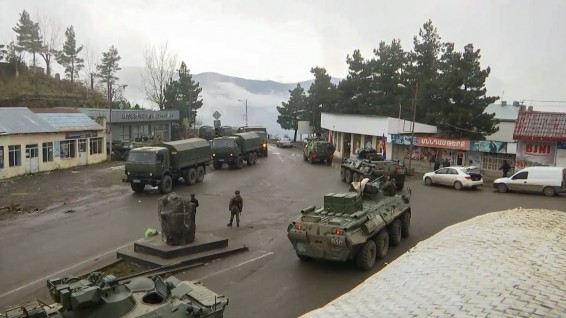 VIDEO: Минобороны РФ опубликовало видео мониторинга соблюдения режима прекращения огня в Лачинском коридоре