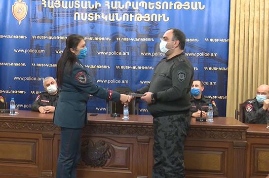 Պատերազմին մասնակցած ավելի քան 180 ոստիկան խրախուսվել է անձնվիրաբար ծառայության համար