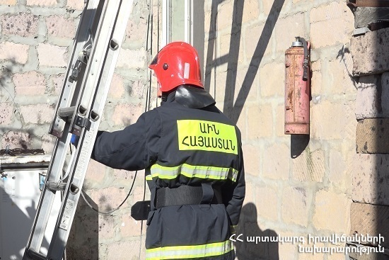 Հրդեհ Շաքի գյուղում