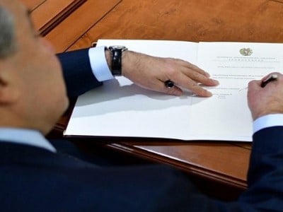 Президент Армении подписал указ о назначении внеочередных выборов в Национальное собрание