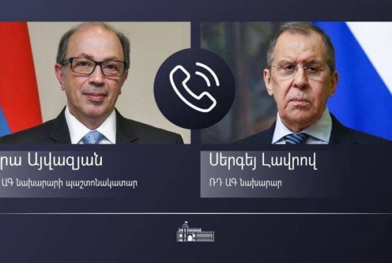 Айвазян в беседе с Лавровым подчеркнул недопустимость посягательств на суверенную территорию Армении