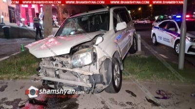 Երևանում ավտովթարի հետևանքով հիվանդանոց տեղափոխված Nissan X-Trail-ի վարորդը Արցախի ուժային կառույցներից մեկի գեներալ է