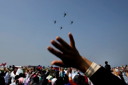 Հյուսիսային Կորեայում առաջին անգամ անցկացված ավիաշոուին հավաքվել է ավելի քան 200 հազար մարդ