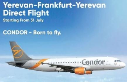 Крупная германская авиакомпания Condor Airlines приходит на армянский рынок