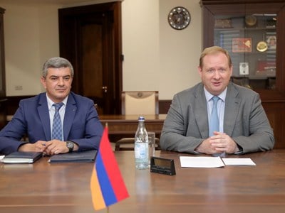 Պաշտպանության նախարարն ընդունել է ՀԿԵ գլխավոր տնօրենին