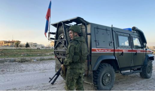 Самодельная бомба взорвалась перед колонной российских военных в Сирии