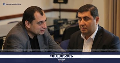«Բալասանյան դաշինք»-ի թեկնածու Վարդգես Սամսոնյանը հանդիպել «Թասիբով» դաշինքի ավագանու թեկնածու Կարապետ Պողոսյանի հետ