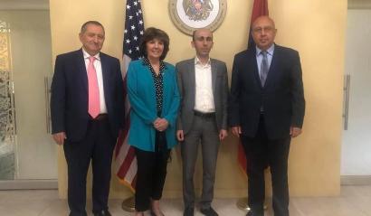 Արցախի պետնախարարը համագործակցության հնարավորություններ է քննարկել Կալիֆորնիայի ընտրված պաշտոնյաների հետ