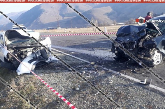 Լոռու մարզում բախվել են Mercedes-ն ու Nissan Tiida-ն, կան վիրավորներ. shamshyan.com