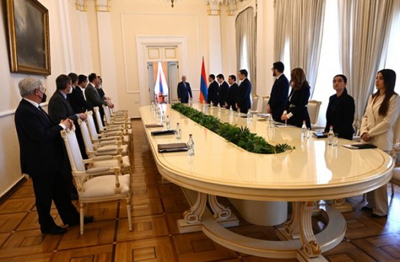 Իտալիայի ԱԳ նախարարը ՀՀ նախագահի հետ հանդիպմանը ողջունել է խաղաղության հաստատման ճանապարհով շարժվելու Հայաստանի ձգտումը