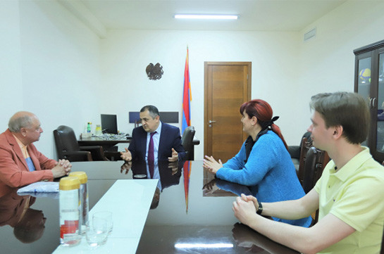 Կարեն Գիլոյանն ընդունել է գեղասահքի լեգենդար մարզիչ Ալեքսեյ Միշինին