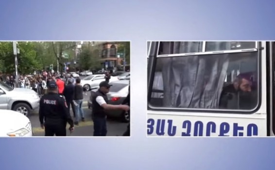 «Դիմադրության» շարժման անհնազանդության ակցիաները Երեւանում (ուղիղ)