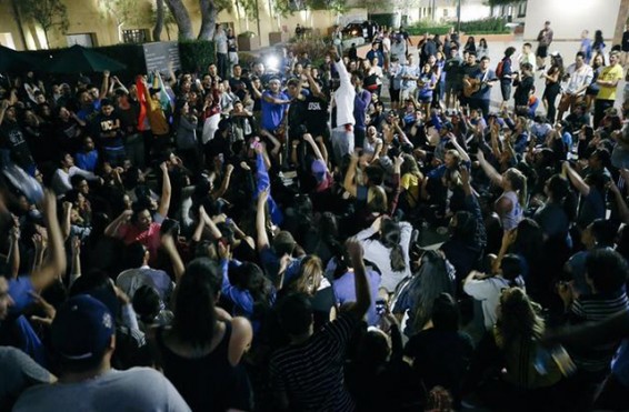 ԱՄՆ նահանգներում և Սպիտակ տան մոտ բողոքի ցույցեր են. The Los Angeles Times