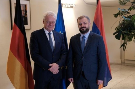 Геворг Папоян встретился с министром сельского хозяйства, продовольствия и региональной идентичности Германии