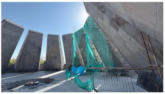 Андреасян: реставрация мемориала Цицернакаберд завершится до апреля 2026 года