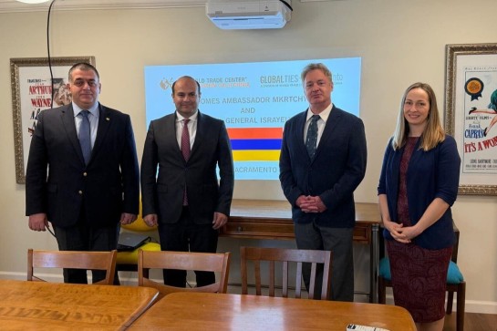 Նարեկ Մկրտչյանն ու Ջոն Շեան քննարկել են հայ-ամերիկյան տնտեսական համագործակցության խորացման ուղիները