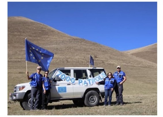 Наблюдатели ЕС в Армении провели свой 7000-й патруль