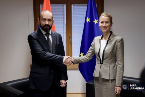 Арарат Мирзоян и Кая Каллас провели личную встречу в Брюсселе