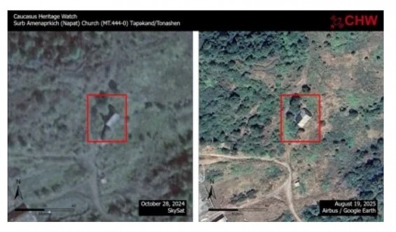 Ադրբեջանցիները վնասել են Արցախում գտնվող 17-րդ դարի Սուրբ Ամենափրկիչ Վանքը