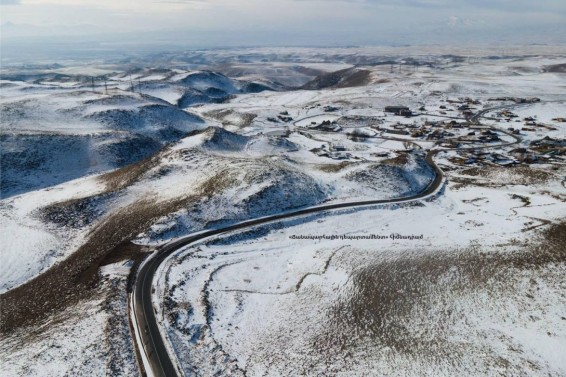 Մեղրիում ձյուն է տեղում, Վարդենիսի ավտոճանապարհներին տեղ-տեղ մերկասառույց է