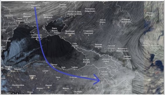 Замдиректора Центра гидрометеорологии и мониторинга: С северо-запада на Армению надвигается циклон