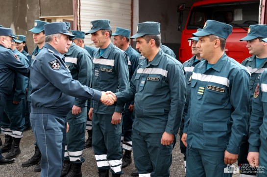 Փրկարարական ստորաբաժանումների մրցունակությունը հիմնված է փորձի վերլուծության և նորարարության վրա․ ՓԾ տնօրենն աշխատանքային այց է կատարել Վայոց ձոր