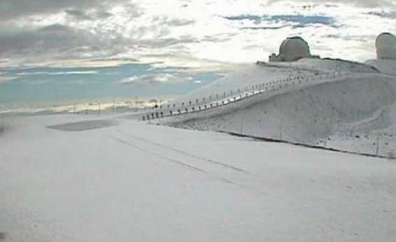 На Гавайях выпало 90 сантиметров снега