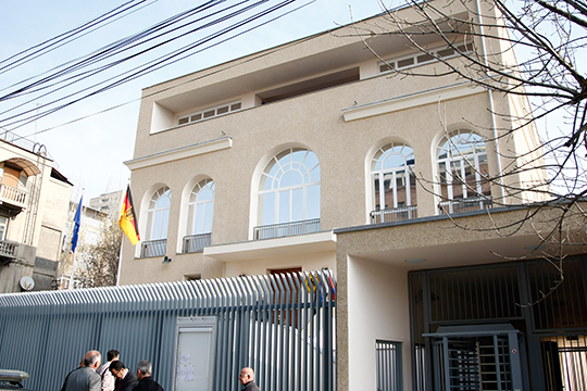 Հրդեհ՝ Հայաստանում Գերմանիայի դեսպանատանը