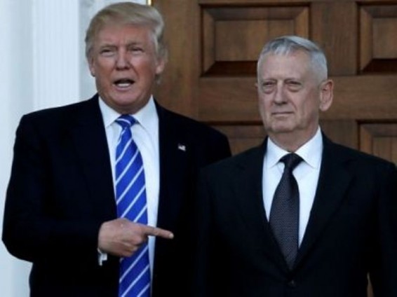 Իր առաջին հրամանագրով Դոնալդ Թրամփը պաշտպանության նախարար է նշանակել Ջեյմս Մատիսին