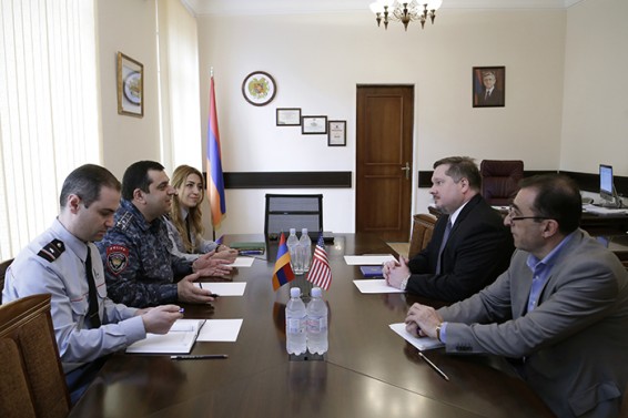 ՀՀ-ում ԱՄՆ դեսպանության անվտանգության ծառայության պետը ՀՀ ոստիկանությունում