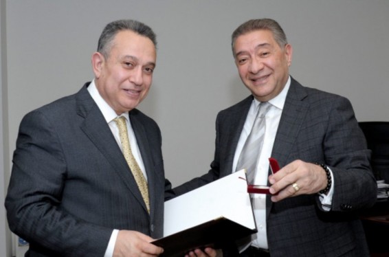 ՀՀ բանկերի միությունը Հակոբ Անդրեասյանին պարգևատրել է «Տիգրան Մեծ» հուշամեդալով