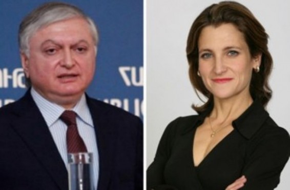 ՀՀ և Կանադայի ԱԳ նախարարները ուղերձներ են փոխանակել դիվանագիտական հարաբերությունների հաստատման առթիվ