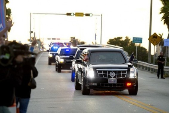 Թրամփի լիմուզինի ուղղությամբ քար են նետել. ԶԼՄ-ներ