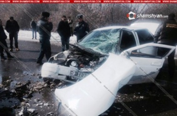 Արմավիր-Գյումրի ճանապարհին մեքենաներ են իրար բախվել. 30-ամյա վարորդը մահացել է