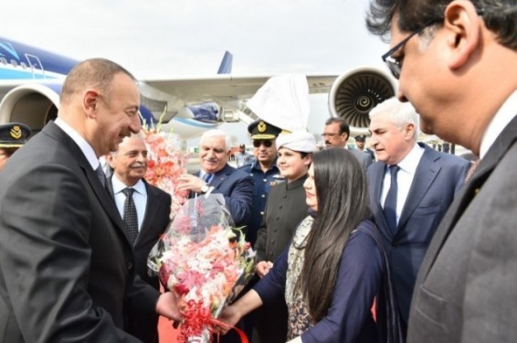 Ալիևը պաշտոնական այցով մեկնել է Պակիստան