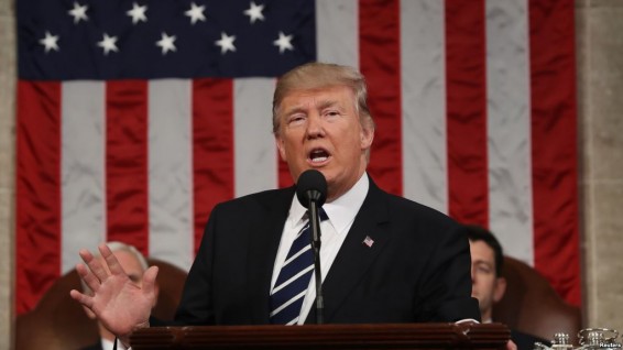 Первое обращение 45-го президента США к Конгрессу