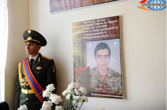 Երևանի թիվ 117 դպրոցի դասարանն անվանակոչվեց ապրիլյան հերոսի անունով