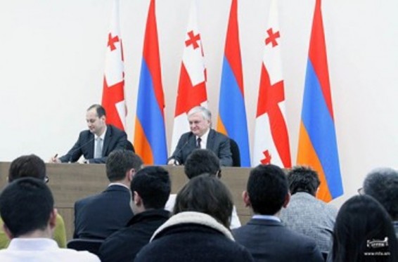 Ուղիղ.Հայաստանի և Վրաստանի արտաքին գործերի նախարարների մամուլի ասուլիսը