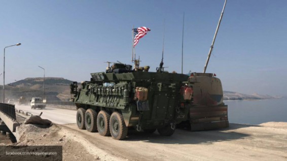 Колонна техники США вошла на территорию Сирии