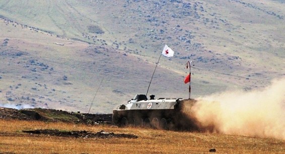 Военная база ЮВО в Армении завершила сдачу контрольной проверки