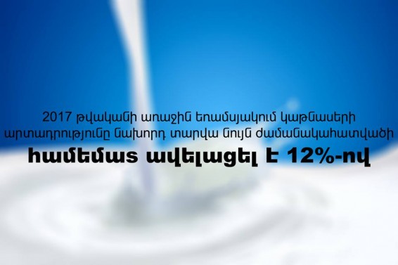 Կաթնասերի արտադրության պոտենցիալը տարեսկզբին